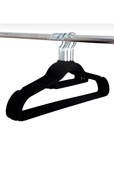 ada tasarım market 10 Adet Elit Kadife Askı Pantolon Askısı Elbise Askısı Askı Yüksek Kalite Kadife Kıyafet Askısı