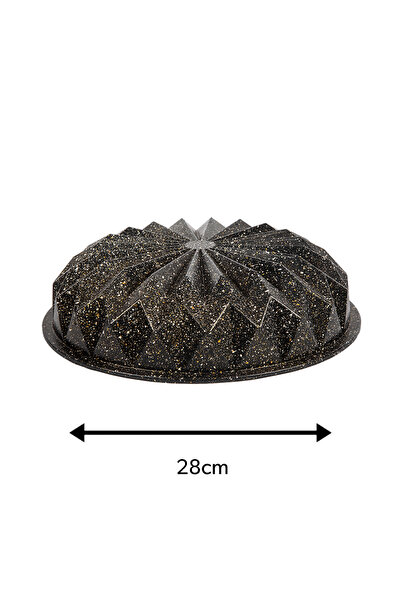 RSS Lav Döküm Kristal Desenli Kek Kalıbı 28cm