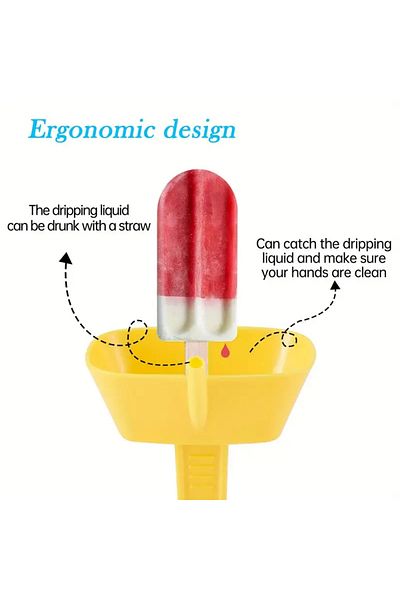 GlassySKY Ice Cream Holder Carrier Stand, Anti-Drip, Summer Holiday Party Gift