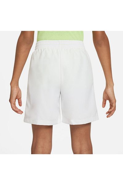 Nike Cotton Blend Logo Graphic Dri-FIT Shorts - White