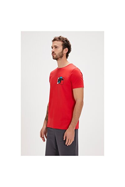 Bad Bear Crimson Red Men's T-Shirt