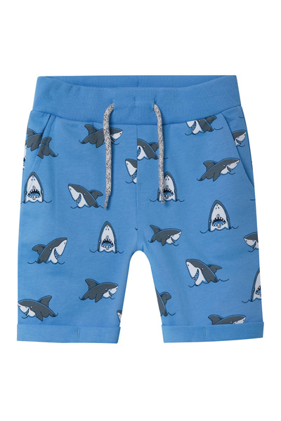 Name it Shark All Over Printed Shorts - Blue