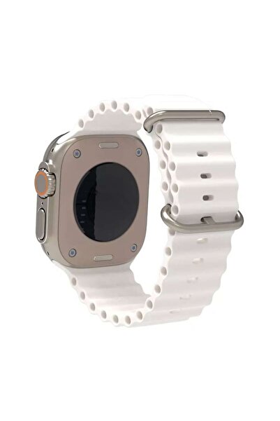 Techsuit Curea pentru Apple Watch 1/2/3/4/5/6/7/8/9/SE/SE 2 38/40/41mm, Watchband, X989, White