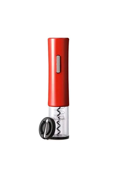 FOXMAG24 Electric corkscrew, 5 W, 6V, ABS, 23 x 5 cm, Red