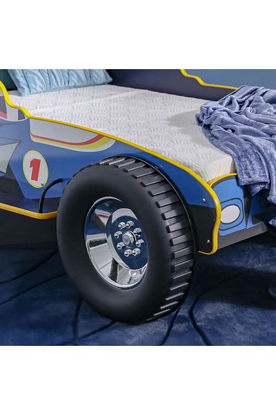 Danube Home Ranger Sports 90x190 Car Bed - Blue L213xW128xH80cm