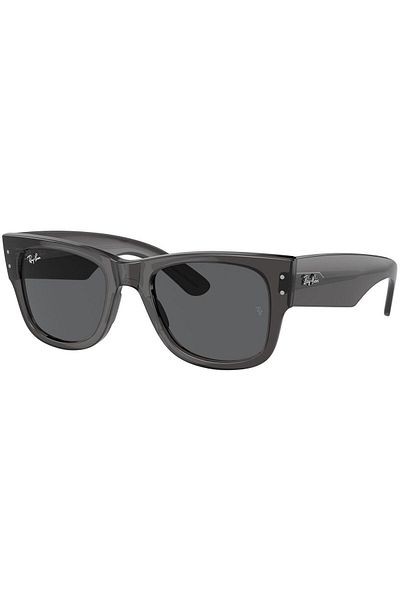 Ray-Ban Ray‑Ban RB0840S Mega Wayfarer 1390/B1 – Ochelari de soare unisex, Negru Transparent, Mărime 51