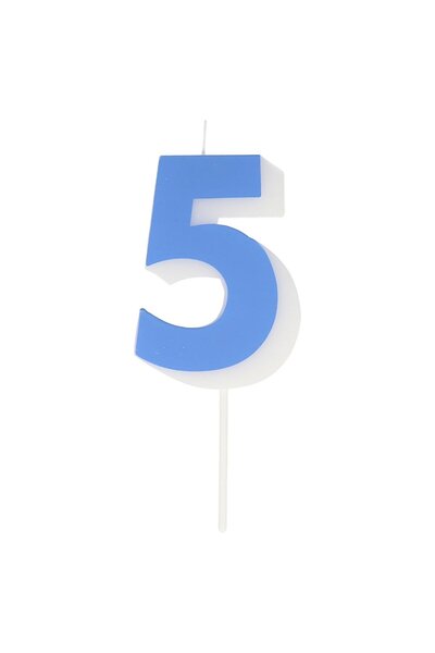 Meri Meri - Number Candle 5 - 5 Number Candles