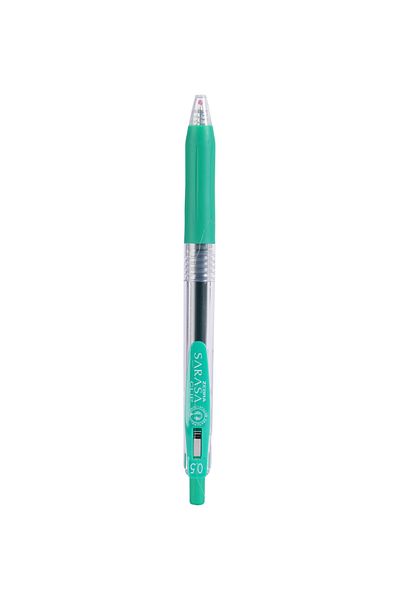 Zebra SA-CLIP PEN 0.5 GREEN CLR BX OF 10