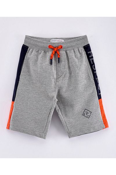 Minoti Fleece Shorts - Grey