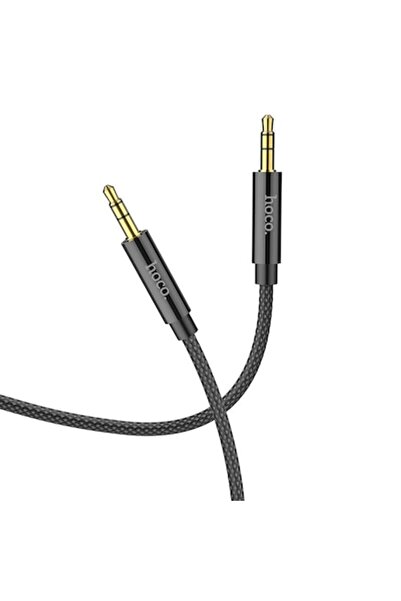 Hoco Cablu adaptor audio Jack la Jack 2m, X1192, Negru