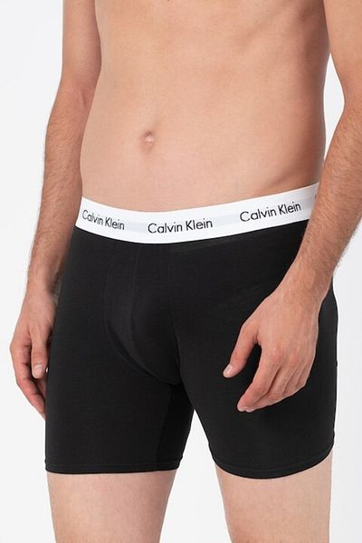 Calvin Klein , Set of boxers with logo - 3 pairs, Black, S