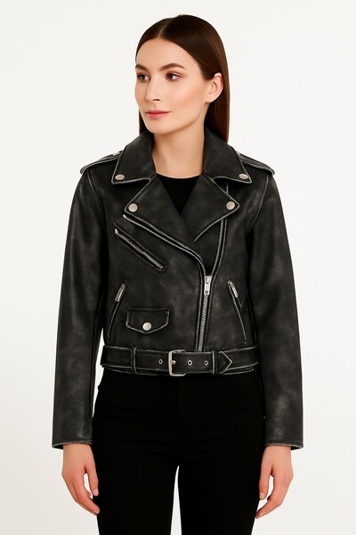 Guess Deri Ceket Mont W5YL04WHDI0