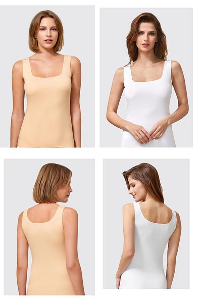 QULAT Berrak Women's Laser Cut Non-Marking Undershirt Anti-Sweat / 2 Pcs