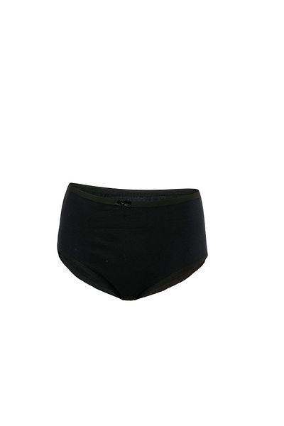 Anıt Women's 12 Pieces Ribbed Cotton High Waist Bato Panties 100% Cotton (ribana)