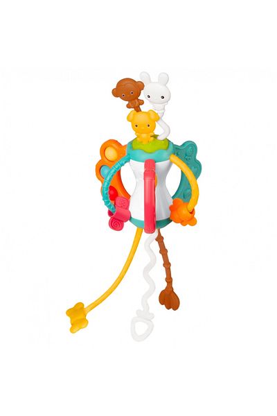 Ricokids Sensory teething toy Montessori inspiration, made of silicone, Intuitive handles,