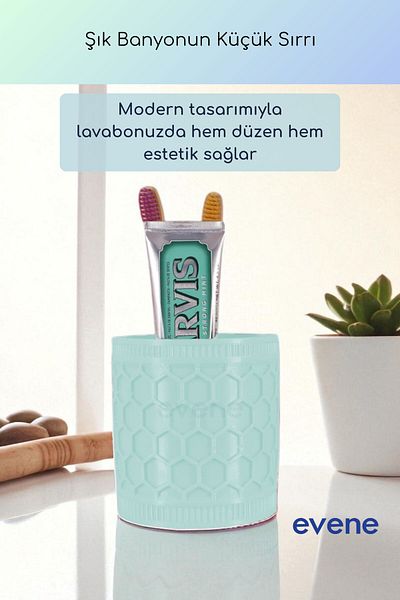 Evene Θήκη οδοντόβουρτσας Βάση οδοντόβουρτσας Βάση οδοντόβουρτσας Εξωτερική Τυρκουάζ Χρώμα Μοντέλο 81