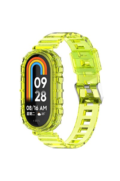 Techsuit Strap for Xiaomi Mi Band 8/8 NFC, Watchband, X43, Yellow
