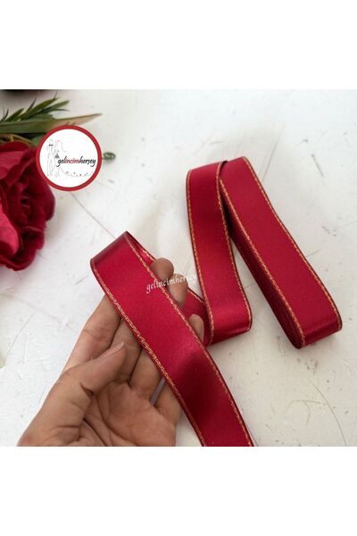 Gelincimherşey 3 cm Glitter Satin Ribbon