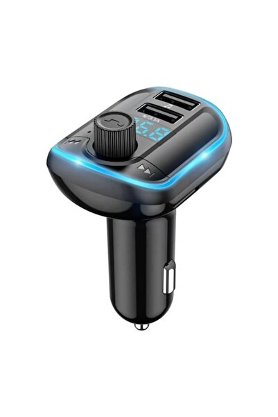 Evolium Φορτιστής αυτοκινήτου με πομπό FM, οθόνη LED, 2xUSB 3.1A, MicroSD, E6...