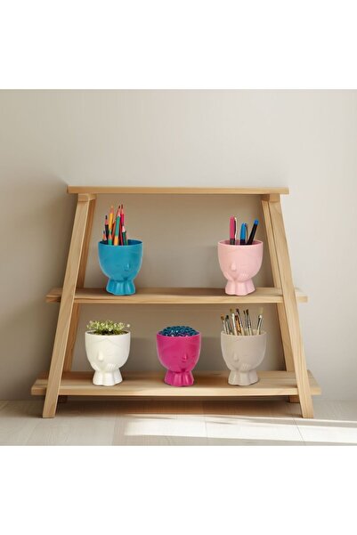 CLICK Decor Ghiveci Forma Fata 9 X 10 Cm 5 Tipuri