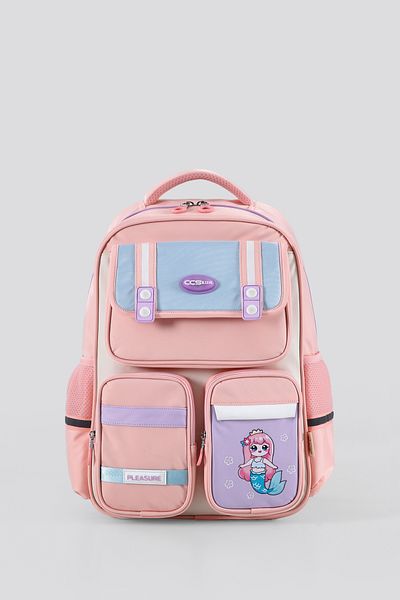 ÇÇS Waterproof Fabric Children's Multi-Eye Orthopedic Backpack School Bag 51919
