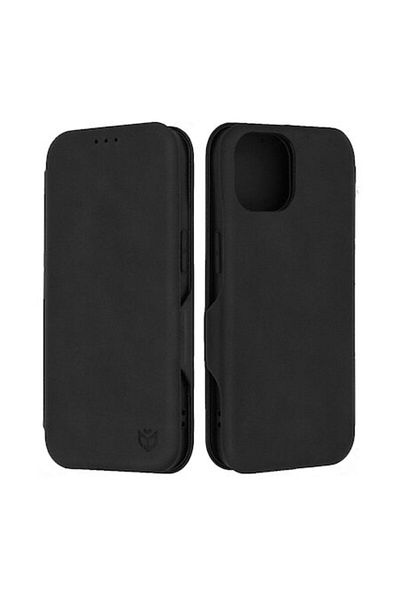 OEM Protective Case for iPhone 15 Techsuit Safe Wallet Plus, Grip Pro, Intense Darkness