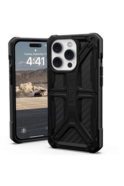 UAG Husa pentru iPhone 14 Pro, M34, Policarbonat, Carbon Fiber