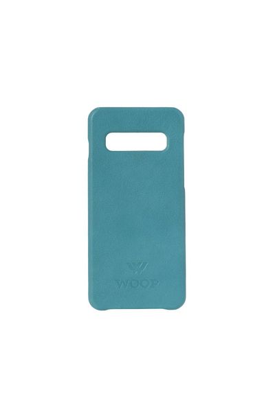 OEM Husă de protecție Ocean Blue pentru Samsung Galaxy S10, fabricată din piele