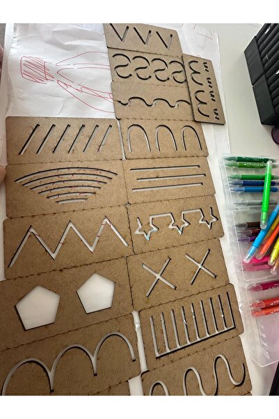 woodhomeworks El Kası Geliştirme Ve Çizgi Ve Şekil Çalışmaları