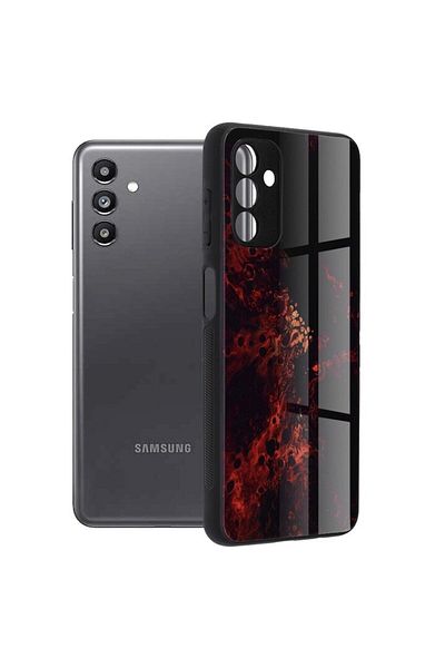 OEM Carcasă de înaltă protecție pentru Samsung Galaxy A13 5G/A04s, Premium, Plastic dur, Elegant Ruby Nebula