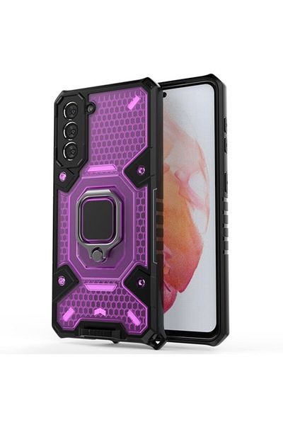 Axios Protective Case for Xiaomi Poco X3/Poco X3 NFC/Poco X3 Pro, Elite Content, Hard Plastic, Rose-Violet