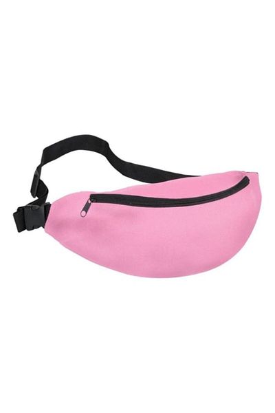 Evolium Borseta Sport textila, cu curea reglabila si 2 compartimente cu fermoar, roz