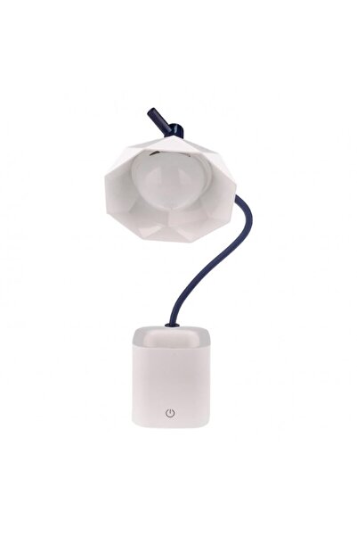OEM Plastic Flower-Shaped LED Desk Lamp with Pen Holder