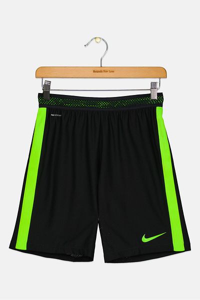 Nike Kids Boy Brand Logo Running Shorts, Black