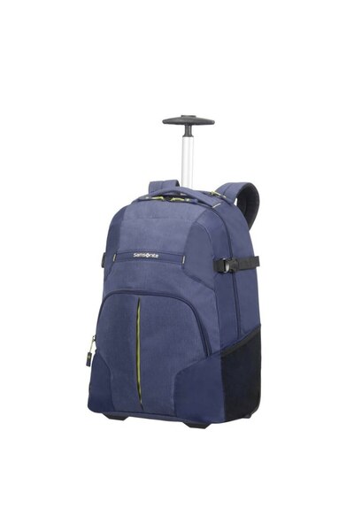 Samsonite Rewind 55/20 Blue Rolling Backpack