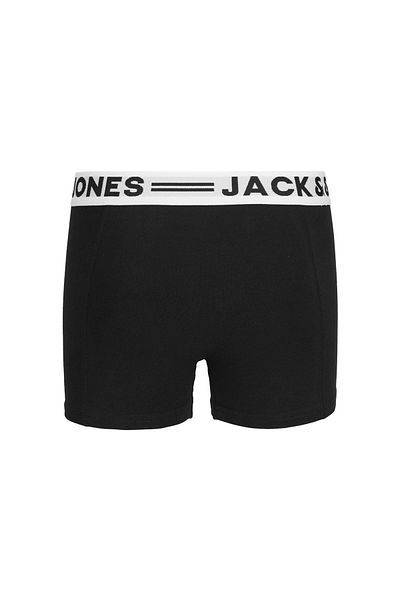 Jack & Jones JACK&JONES Jungen Boxershorts, 3er Pack - SENSE TRUNKS, Baumwoll-Stretch, Logobund