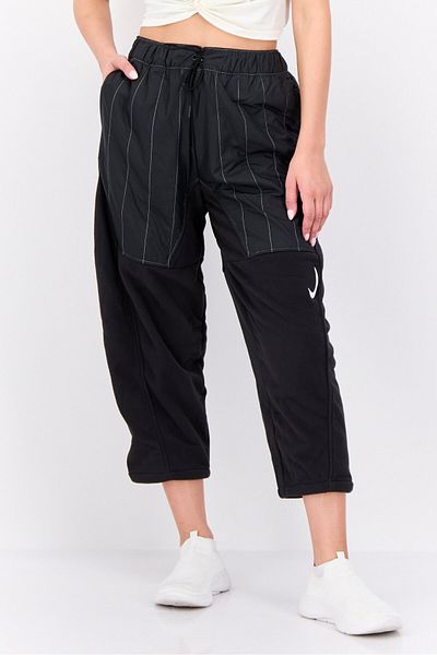 Nike Women Loose Fit Outdoor Crop Track Pants, Black