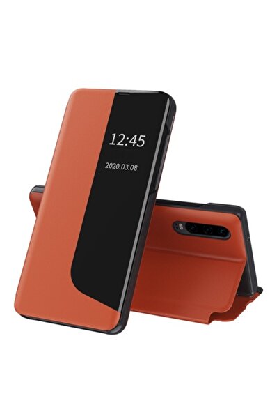 DONARIS Husă de protecție rezistentă la șocuri compatibilă cu Huawei P30, - piele, culoarea caisă