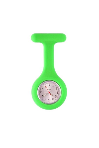 OEM Pocket Watch for Doctors and Nurses, Silicone, Neon Green