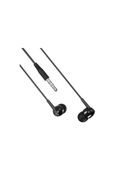 OEM In-ear headphones with microphone and bass boost, 3.5mm jack, black