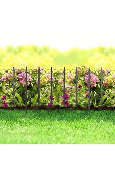 CLICK Bordură / gard pentru straturi de flori 61 x 30 negru