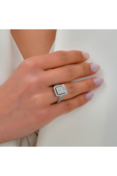 Pırlandia 1,46 Karat Pırlanta Baget Yüzük