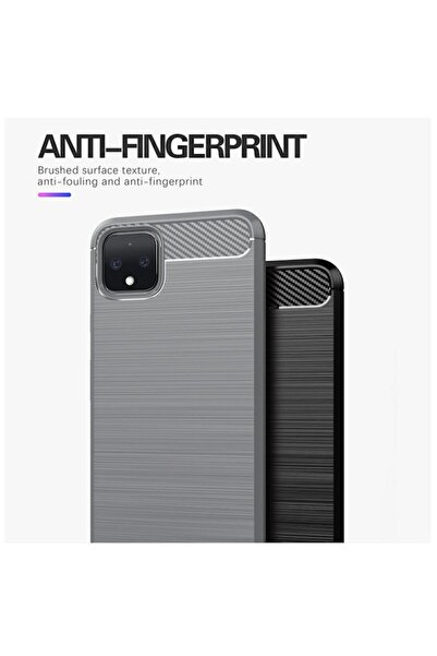 OEM Protective Case with Carbon Inserts for Google Pixel 4 XL, Bumper Design, Gray