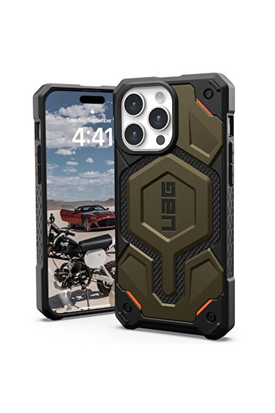 UAG Carcasă pentru iPhone 15 Pro Max, M43, Policarbonat, Element Kevlar Verde