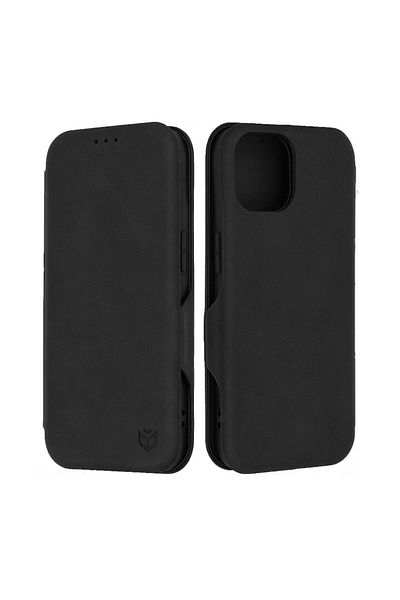 OEM Protective Case for iPhone 15 Techsuit Safe Wallet Plus, Grip Pro, Intense Darkness