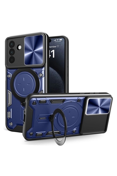 AXIO Husa pentru Samsung Galaxy A56 5G, P30, Policarbonat, Blue