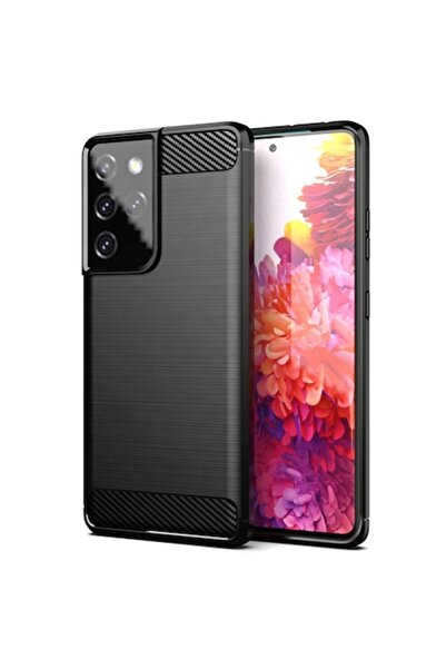 OEM Carcasă de telefon pentru Samsung Galaxy S21 Ultra 5G, silicon carbon, po...