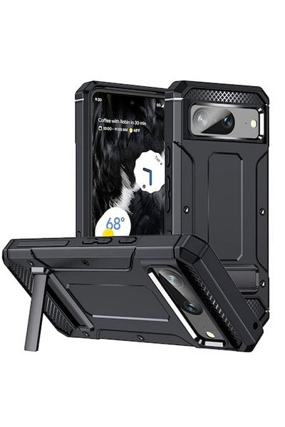 OEM High Protection Case for Google Pixel 8, Impact Safe, Thermoresistant Plastic, Intense Darkness