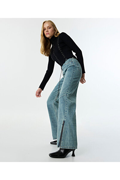 Twist ÇİFT KEMERLİ JEAN PANTOLON