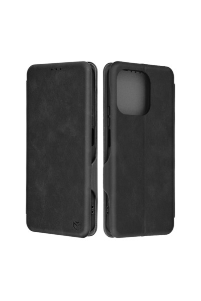 AXIO Husa pentru Honor 200 Smart/X7c, Q49, Piele ecologica, Black